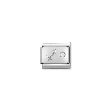 Composable Classic ZODIACO acero, Cubic zirc, y plata 925 (09_sagitario)
