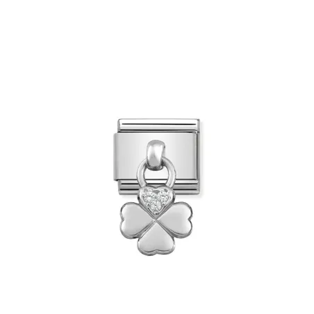Composable Classic CHARMS en acero y plata 925 (02_Trebol)