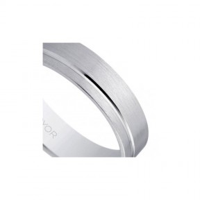 Alianza oro blanco 5mm confort 5B50316 2