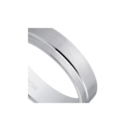 Alianza oro blanco 5mm confort 5B50316
