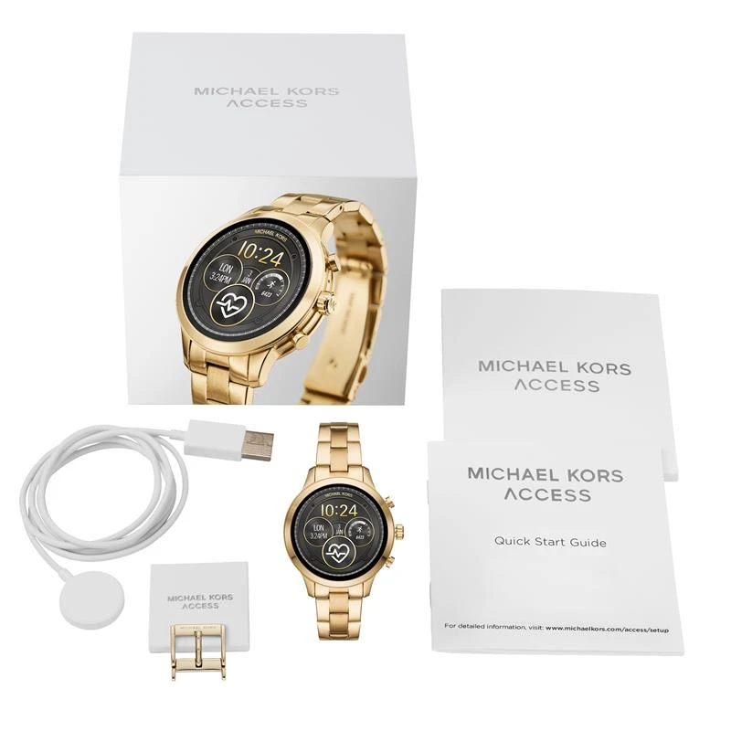 Reloj para mujer, inteligente Runway en tono dorado MKT5045