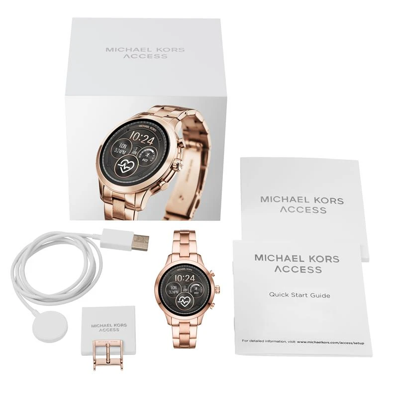 Reloj para mujer, inteligente Runway en tono oro osado MKT50456
