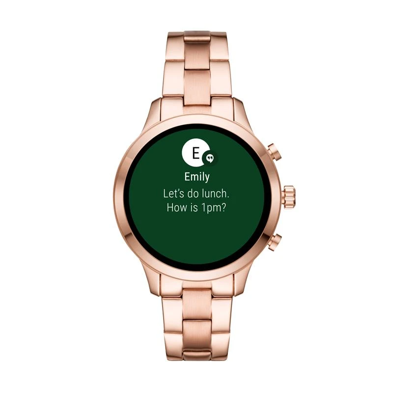 Reloj para mujer, inteligente Runway en tono oro osado MKT50456