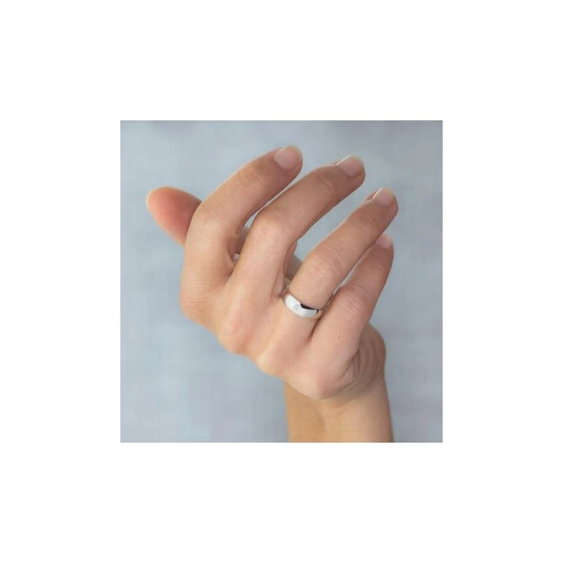 Alianza de oro blanco 5B505D