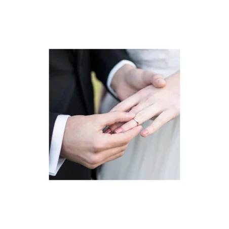 Alianza de boda oro rosa 5C305