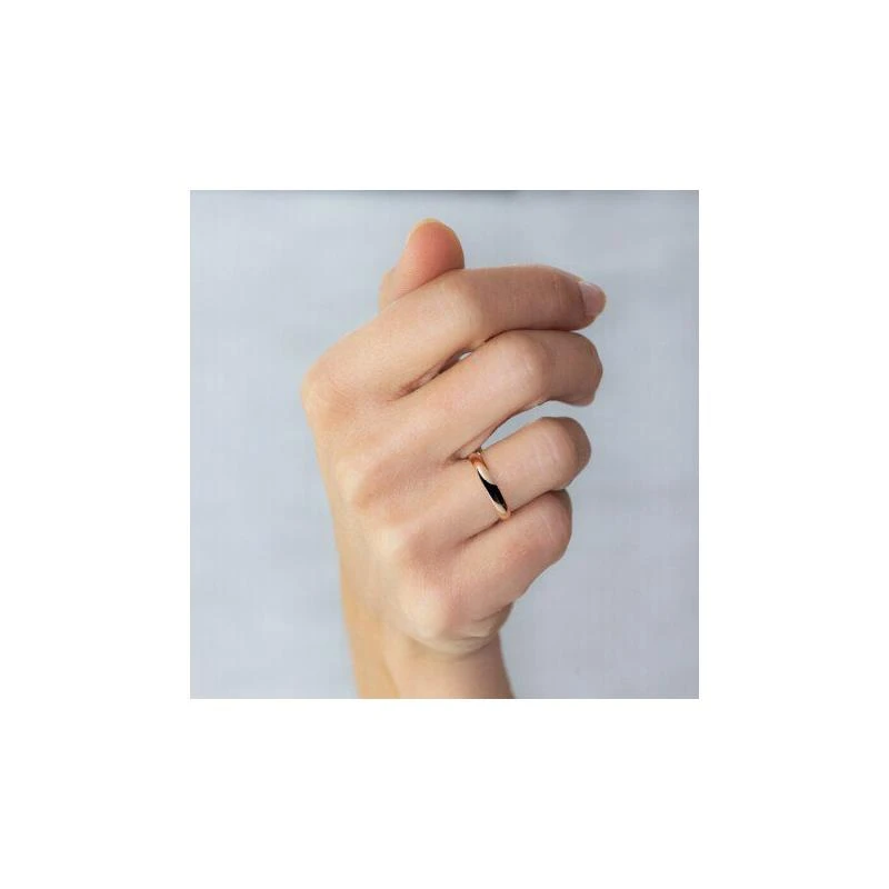 Alianza de boda oro rosa 5C305