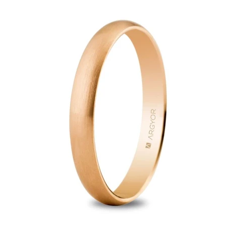 Alianza de boda oro rosa 5C305S