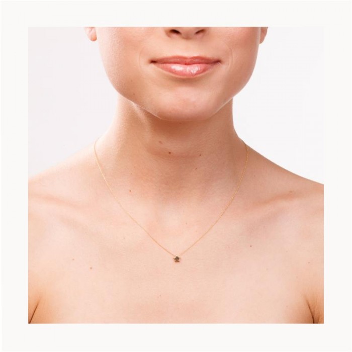 Gargantilla de oro Mujer de Estrella pequeña GD006OA.00