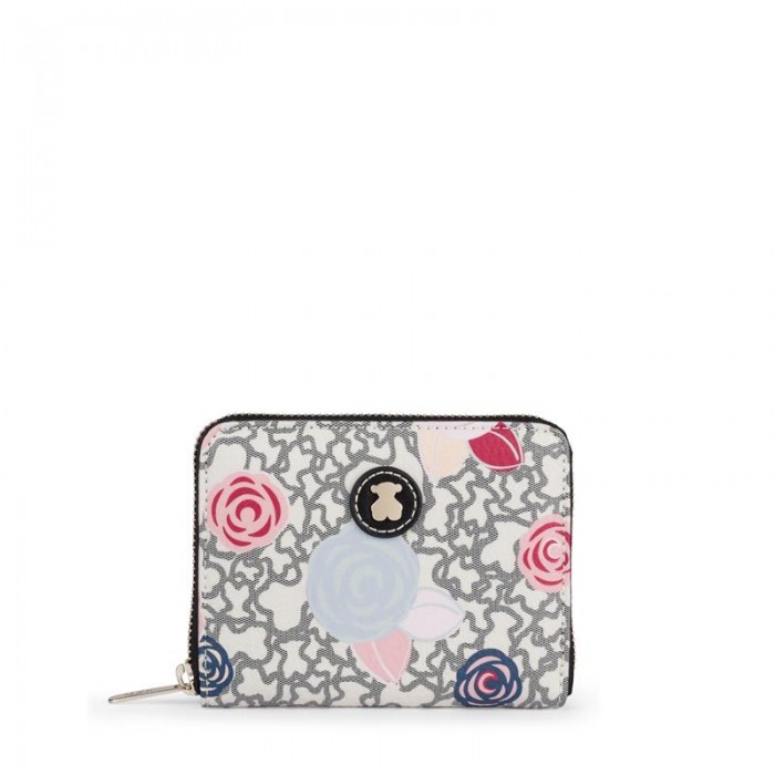 Billetero pequeño Kaos Mini Roses multi-negro 2001137559