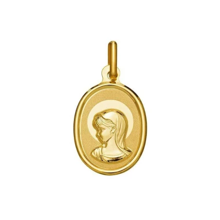 Medalla Oro Virgen Niña ovalada 1902185