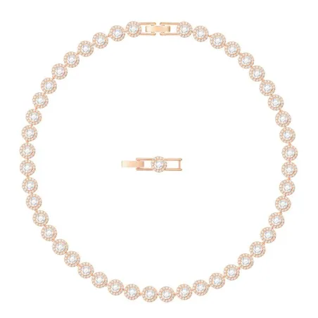 Collar Angelic, blanco, baño de oro rosa 5367845