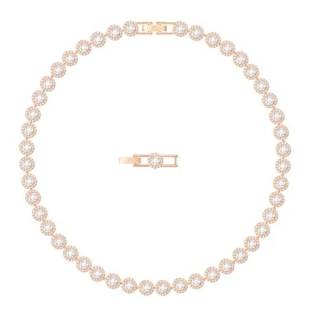 Collar Angelic, blanco, baño de oro rosa 5367845