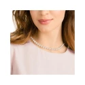 Collar Angelic, blanco, baño de oro rosa 5367845