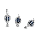 Charm PANDORA colgante Globo Aeroestático Azul 798064NMB