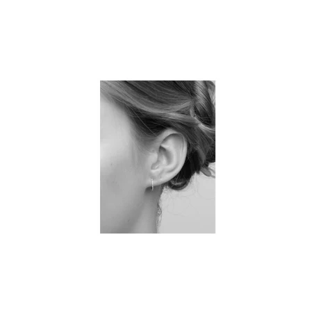 Pendientes LeCarré Mujer oro aro con diamantes GB007OA.00