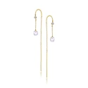 Pendientes Mujer Oro LeCarré Topacio blanco GB057OA.00
