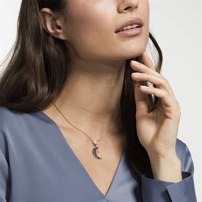 Colgante Swarovski Symbolic, multicolor, baño en oro rosa 5489534