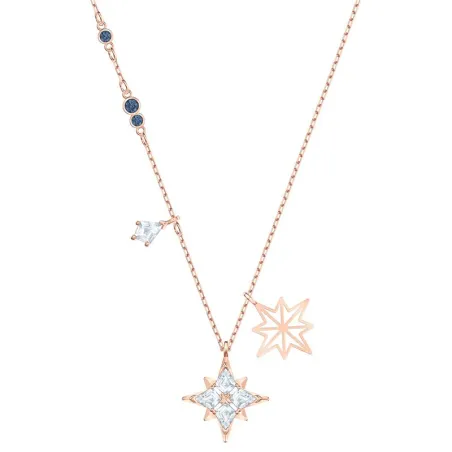 Colgante Swarovski Symbolic Star, blanco, baño en oro rosa 5494352