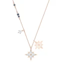 Colgante Swarovski Symbolic Star, blanco, baño en oro rosa 5494352