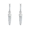 Pendientes Swarovski de Aro Polar Bestiary, multicolor baño de rodio 5500223