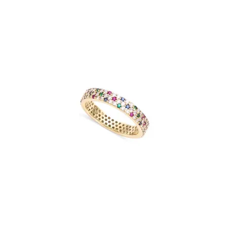 Anillo Mayura bañado en oro de Arixs 12HW0080X