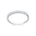 Anillo Mujer Oro Blanco LeCarré Diamantes 0,24 ct GA045OB