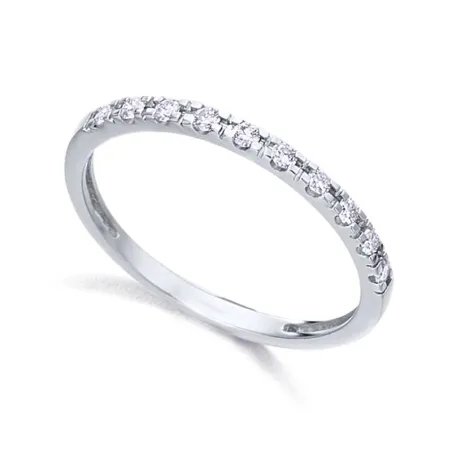 Anillo Le Carré Oro blanco 18 kt y Diamantes GA076OB