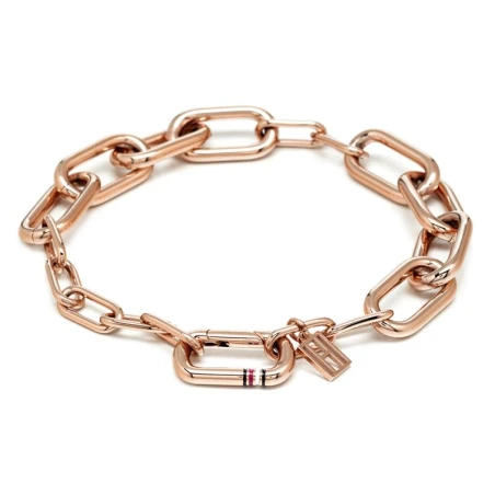 Pulsera Tommy Hilfiger Mujer Class Sign Baño Rosado 2780189
