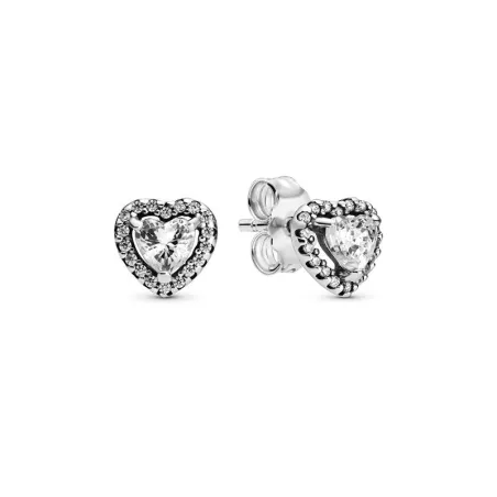 Pendientes Pandora Corazones en relieve 798462C00