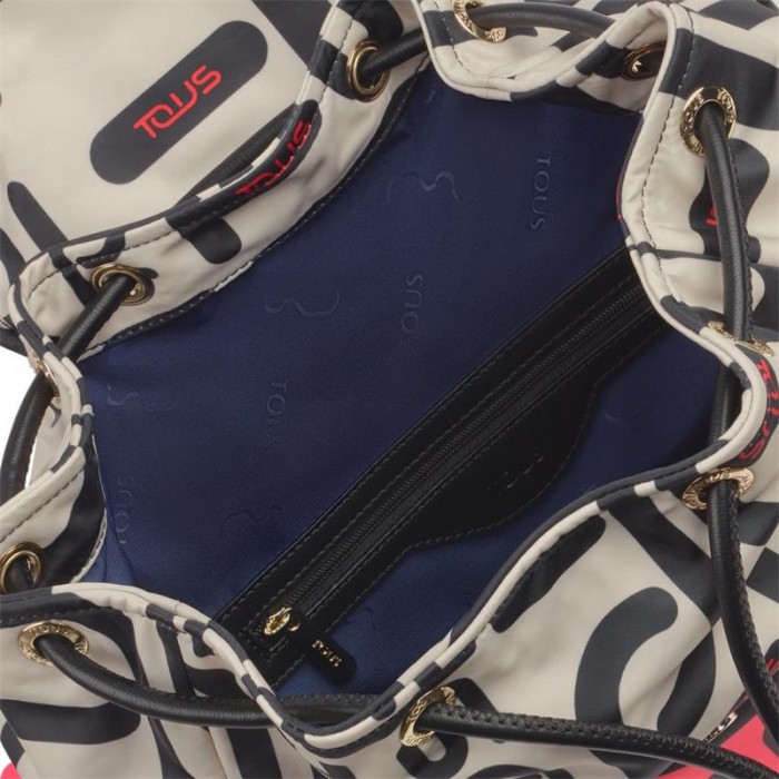 Mochila TOUS Mujer mediana Doromy Beige-Fucsia 2001184444