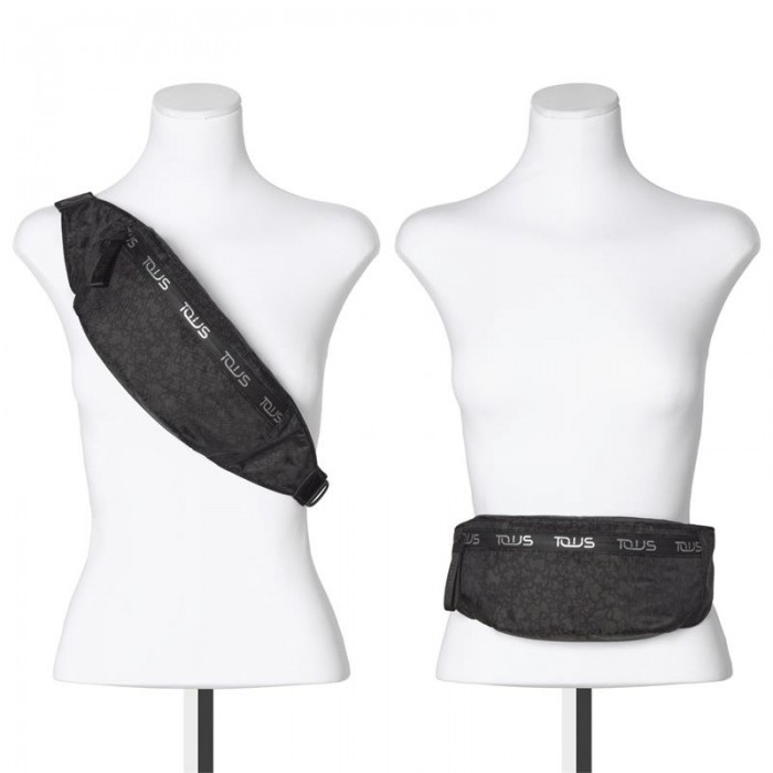 Riñonera Tous Kaos Mini Sport negro-gris 2001370852
