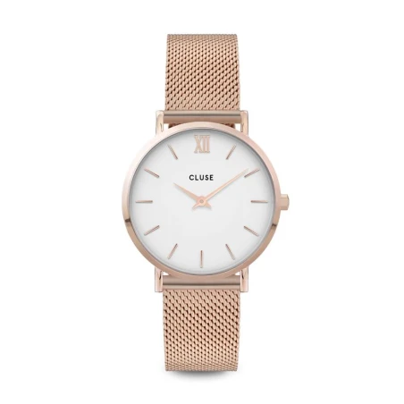 Reloj Cluse Mujer Minuit Mesh Rosado CW0101203001