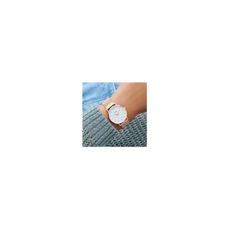 Reloj Cluse Mujer Minuit Mesh Rosado CW0101203001