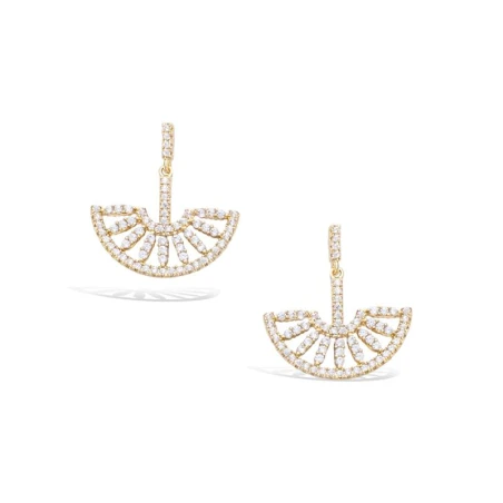 Pendientes bañados en oro Dana Pani de Arxis 22HW0050CZ