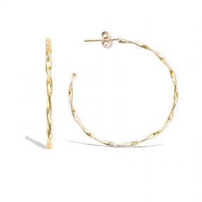 Pendientes bañados en oro Kopar de Arxis 22HW03440