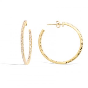 Pendientes bañados en oro Gorai de Arxis 22HW06435CZ