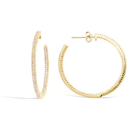 Pendientes bañados en oro Gorai de Arxis 22HW06435CZ