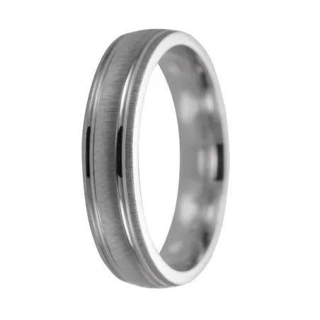 Alianza plata 3,5 mm tallada