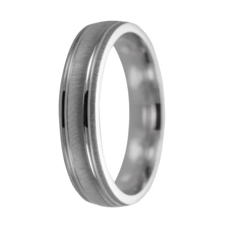 Alianza plata 3,5 mm tallada