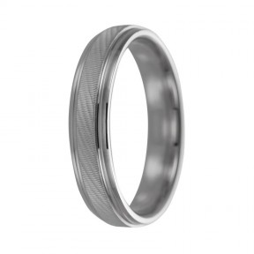 Alianza plata 3,5 mm tallada