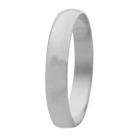 Alianza plata 3,5 mm lisa