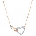 Gargantilla  Swarovski Infinity Heart Mujer 5518865
