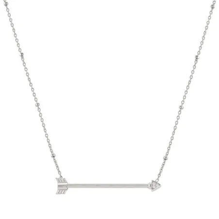 Collar SEIMIA en plata 925 y circones LARGO (E Flecha