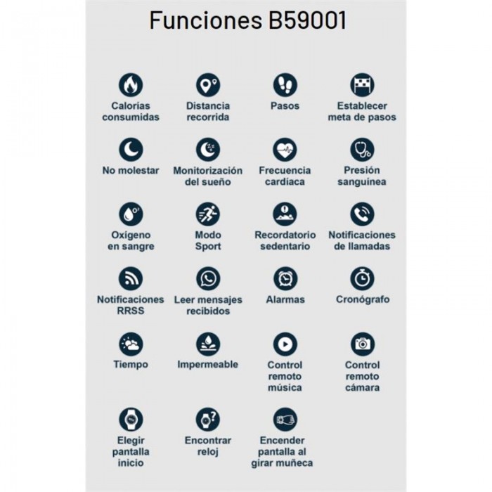 SmartWatch Marea Unisex Negro B59001/1