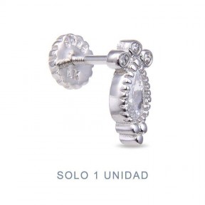 Piercing Luxenter Sinye Mujer Plata y Circonitas PIR0510000