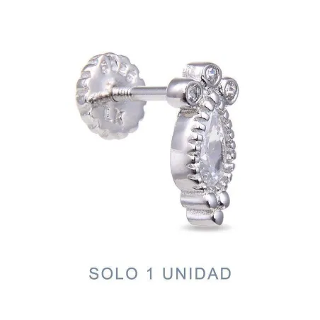 Piercing Luxenter Sinye Mujer Plata y Circonitas PIR0510000