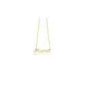 Gargantilla Le Carré Nombre Personalizado Oro 18K GD068OA.5L