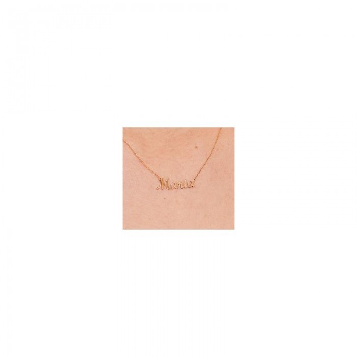 Gargantilla Le Carré Nombre Personalizado Oro 18K GD068OA.5L