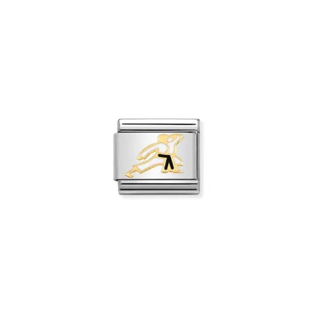 Componible Classic DEPORTES 1 acero, esmalte y oro de 18k Karate
