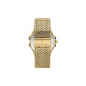 POTENZA 42MM 3H BLACK DIAL MESH BR YG